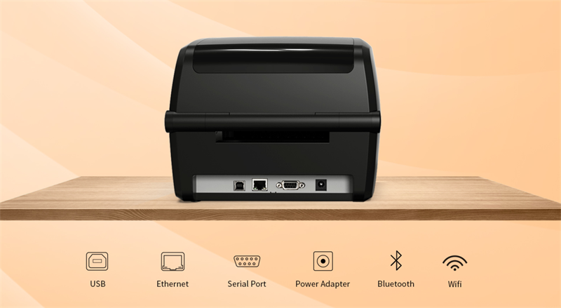 腾博会官网标签打印机支持多接口衔接